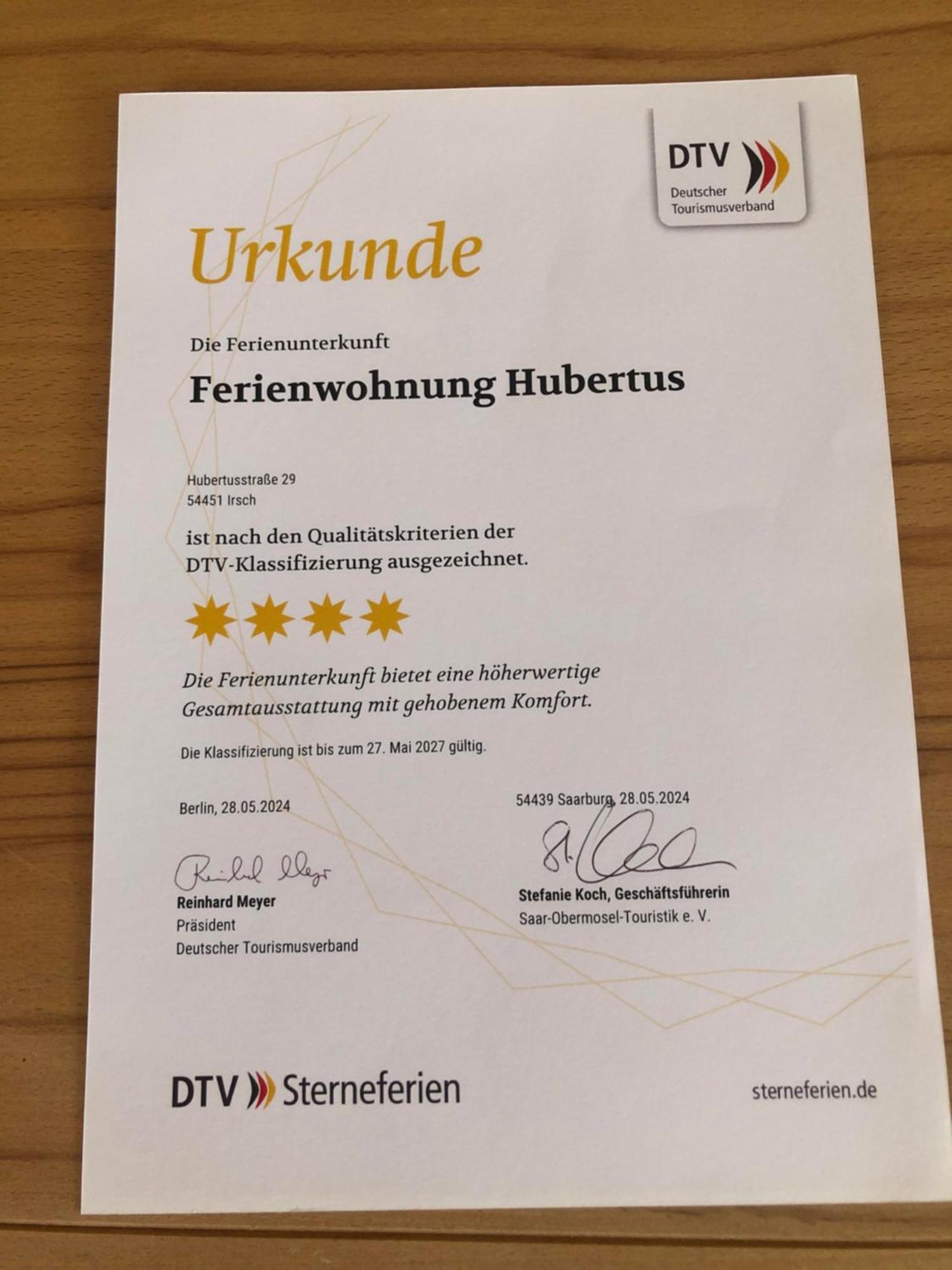 Ferienwohnung Hubertus Irsch Екстер'єр фото